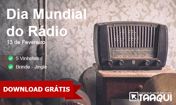 Vinhetas do Dia Mundial do Rádio – Grátis
